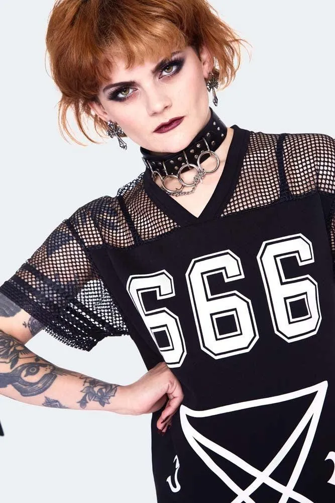 666 Team Support Jersey Dress