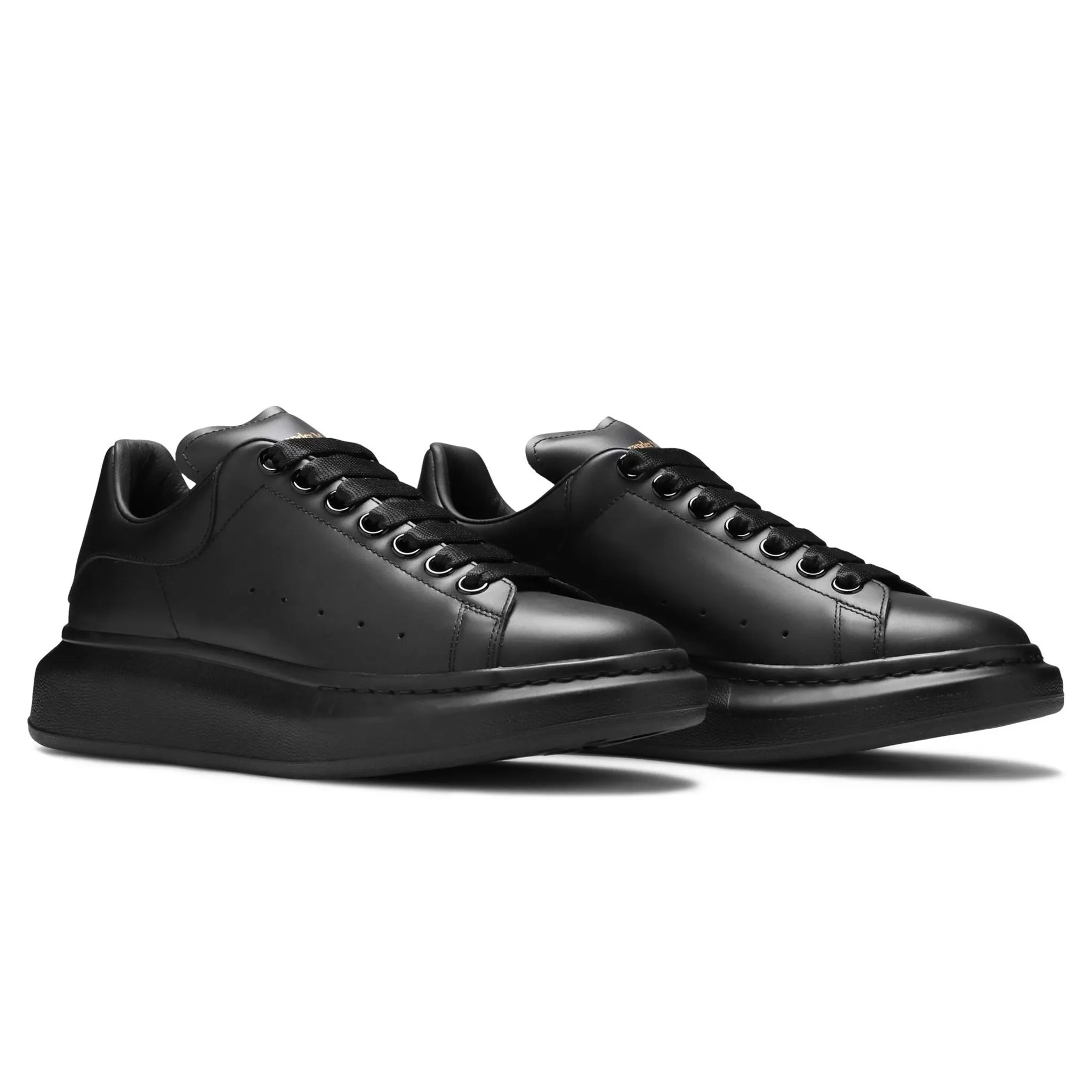 Alexander Mcqueen Raised Sole Triple Black Sneaker