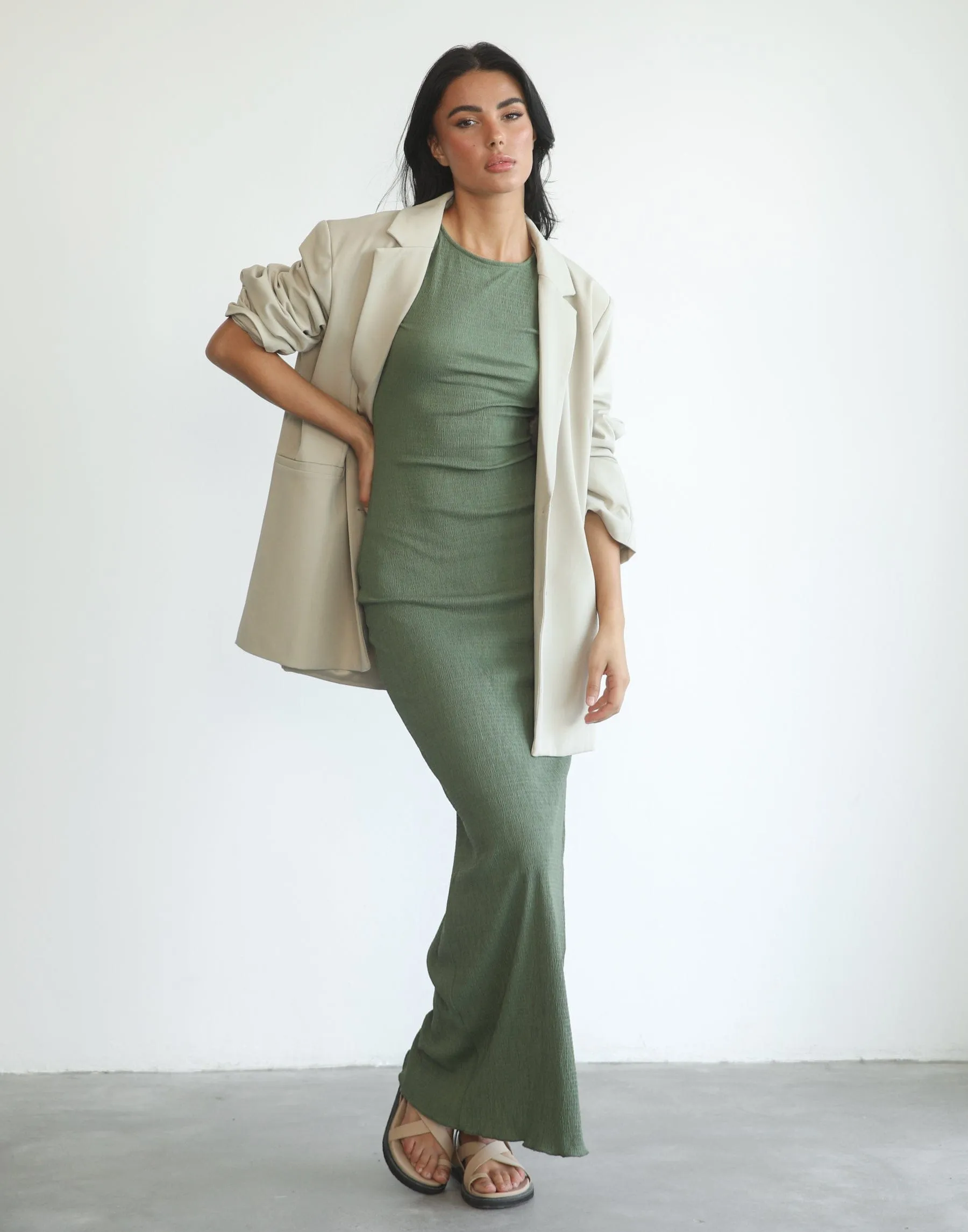 As It Was Maxi Dress (Olive)