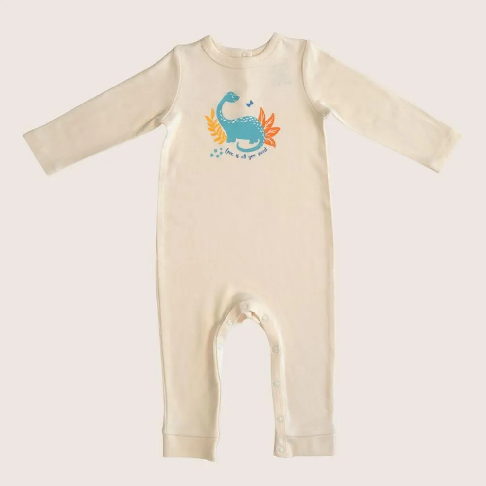 Baby Dino Organic Baby Sleepsuit