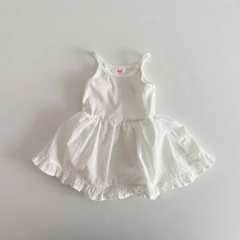 Baby Kid Girls Solid Color Dresses Wholesale 24030112