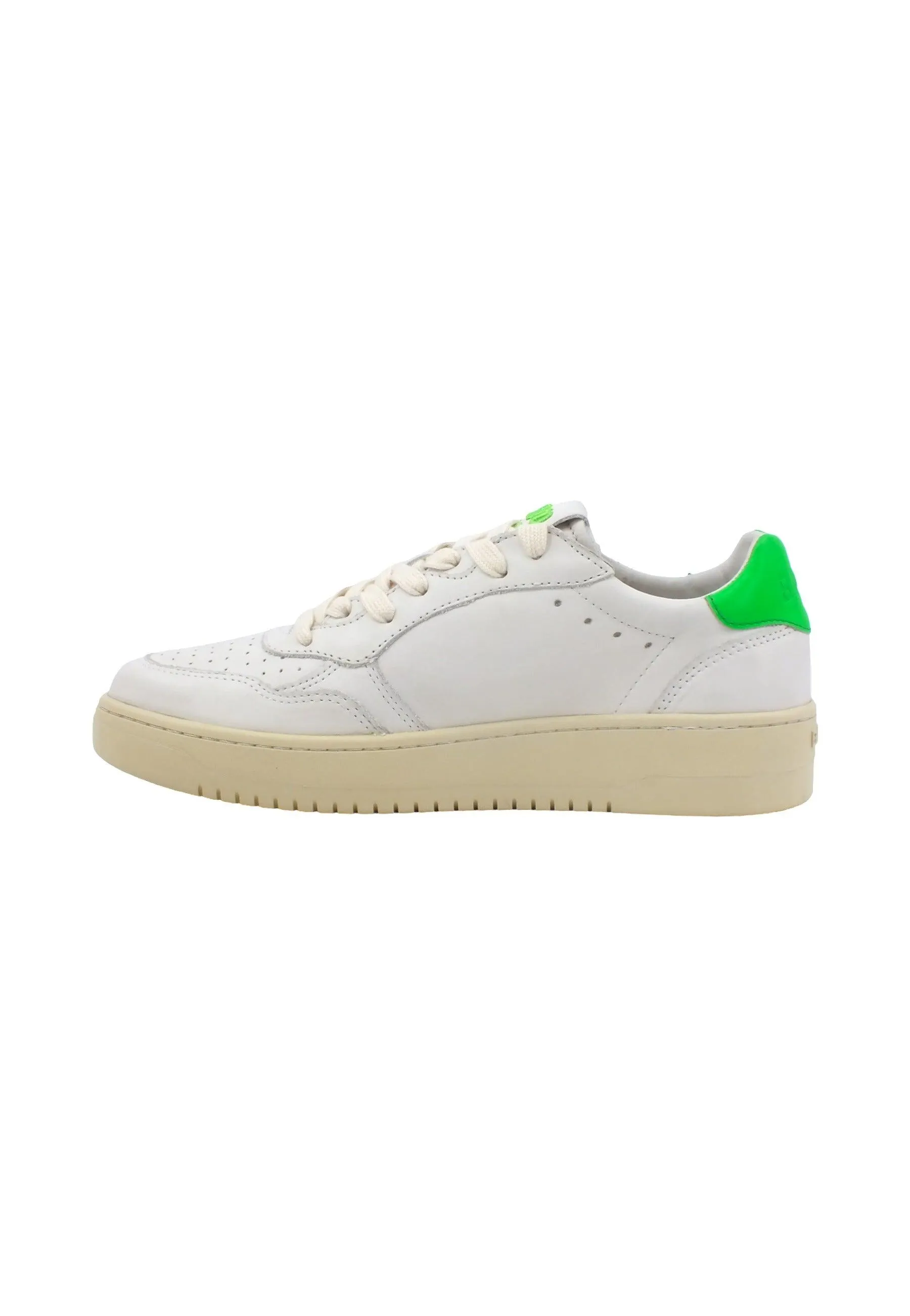 BACK70 Sneaker Donna White Flune Green 108001