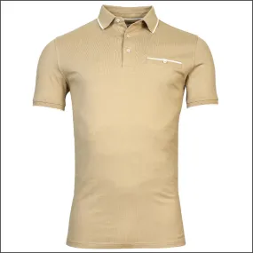 BAILEYS Beige Polo Top*