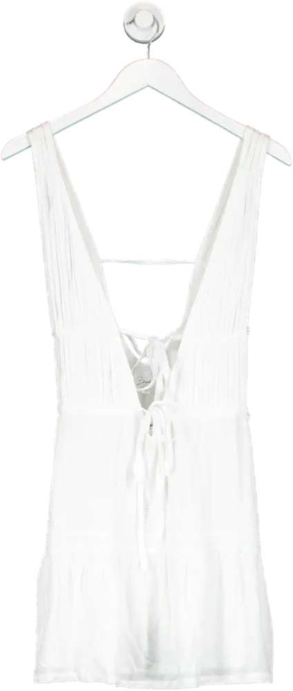 Bamba White Capri Dress UK S