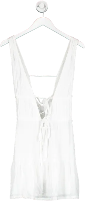 Bamba White Capri Dress UK S