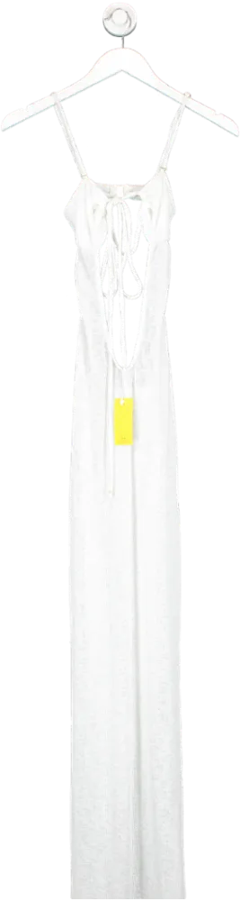 Bananhot White Sia Maxi Dress UK XS/S