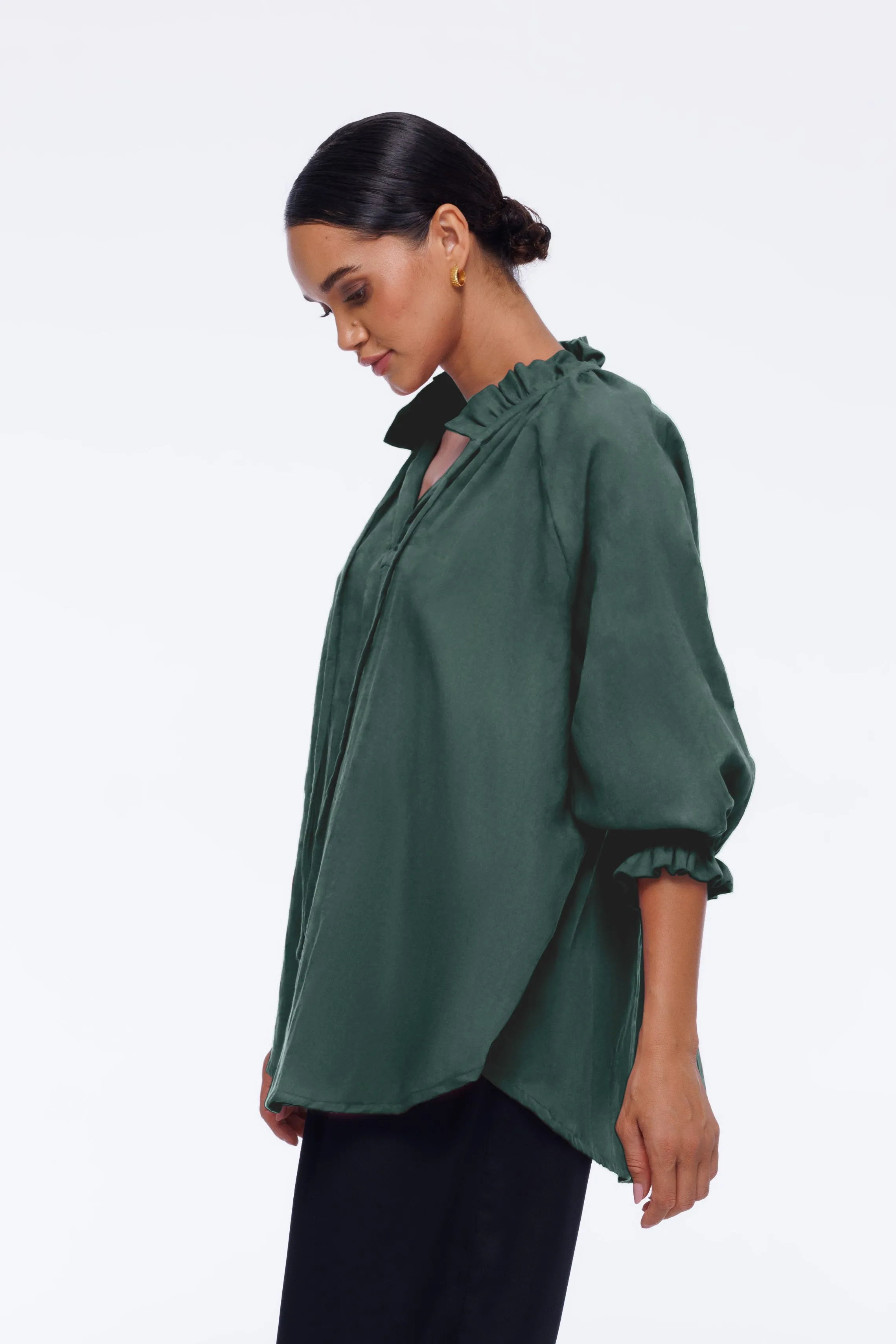 Charlotte Top - Deep Olive