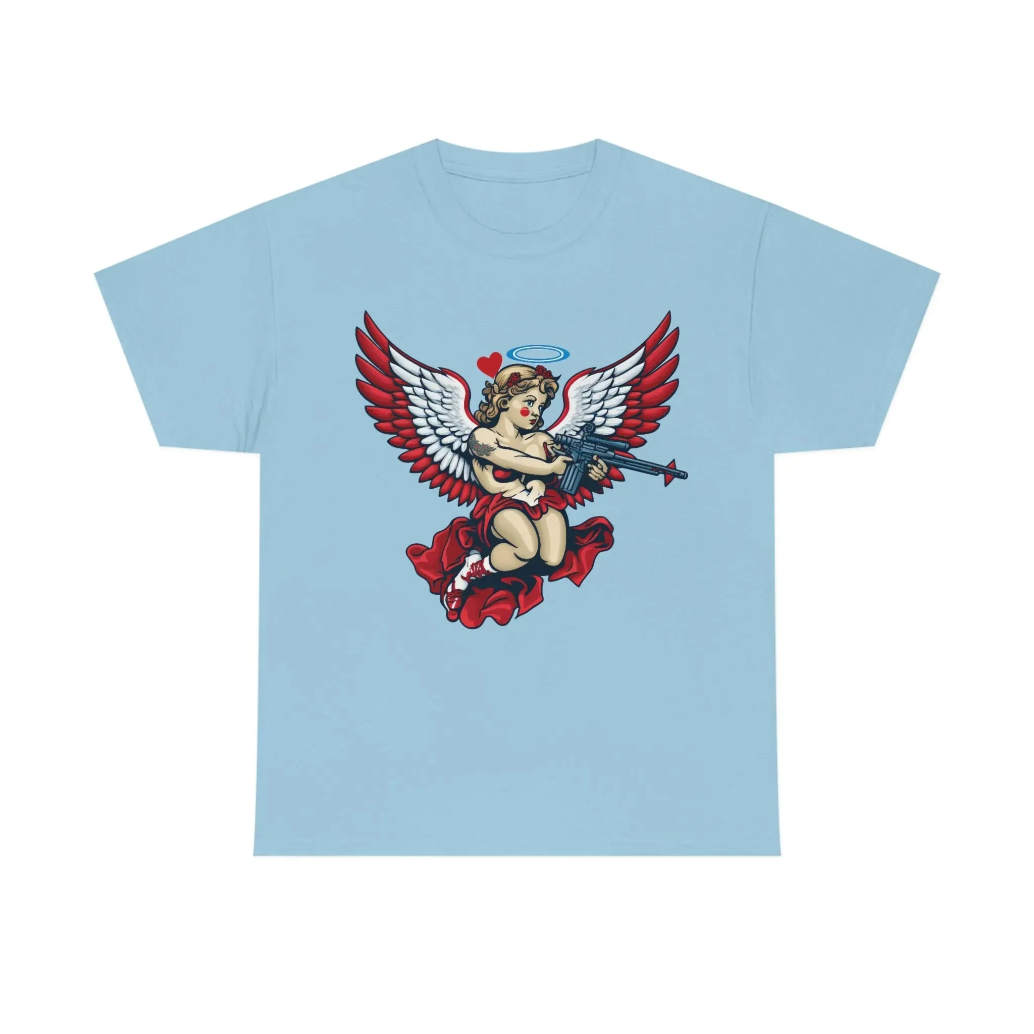 Cupid AR-15 Valentine's Day Unisex Heavy Cotton Tee