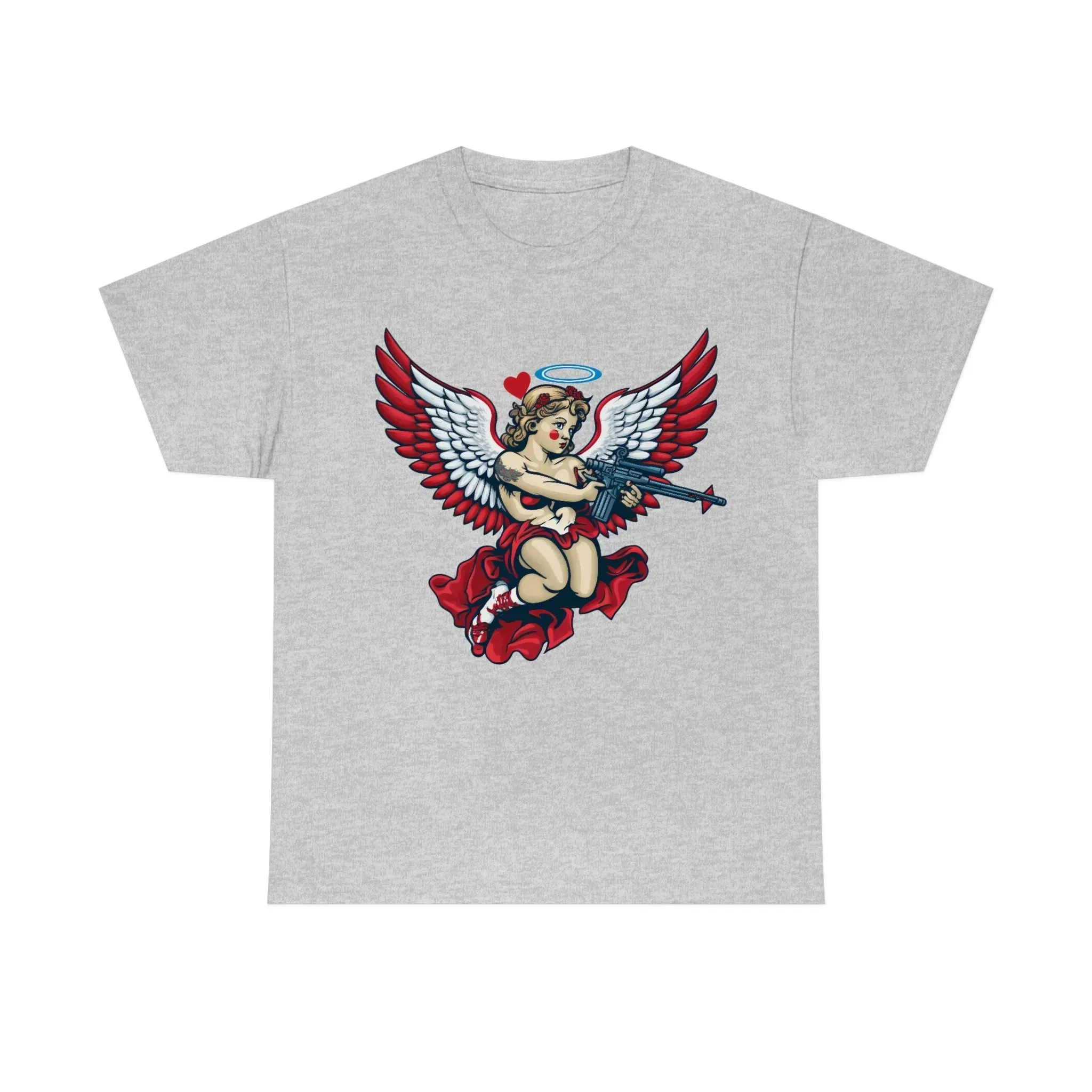 Cupid AR-15 Valentine's Day Unisex Heavy Cotton Tee