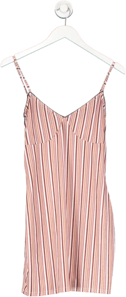 Daisy Street Multicoloured Choe Davie Striped Cami Dress UK 10