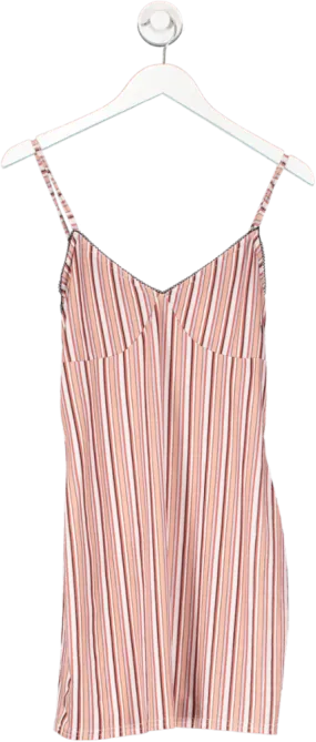 Daisy Street Multicoloured Choe Davie Striped Cami Dress UK 10