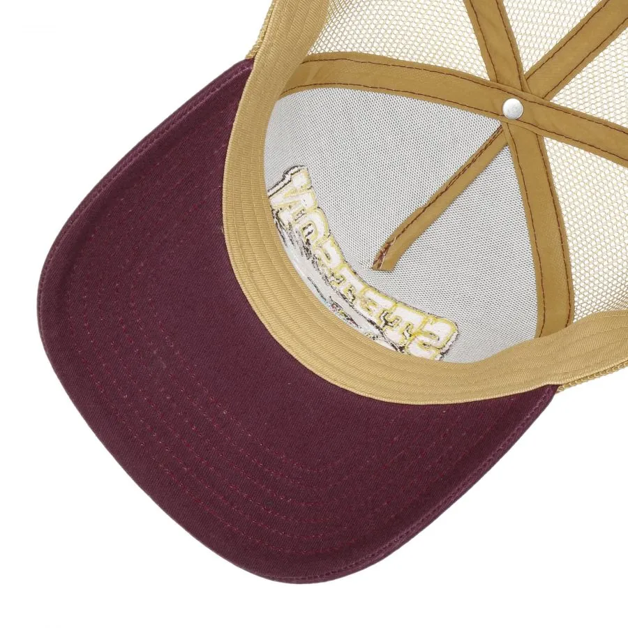 Eagle Head Trucker Cap, Bordeaux