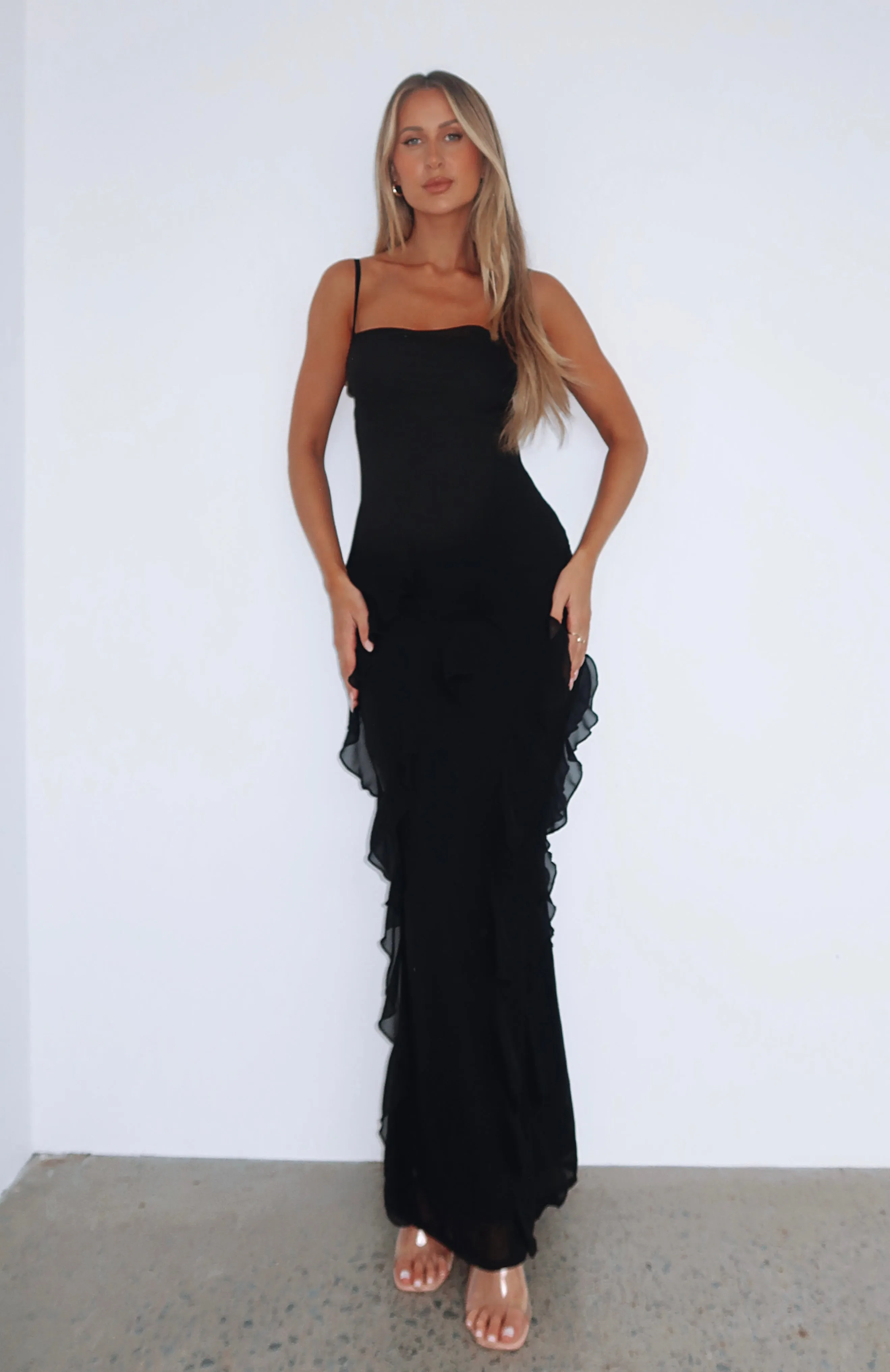 Effortless Love Maxi Dress Black