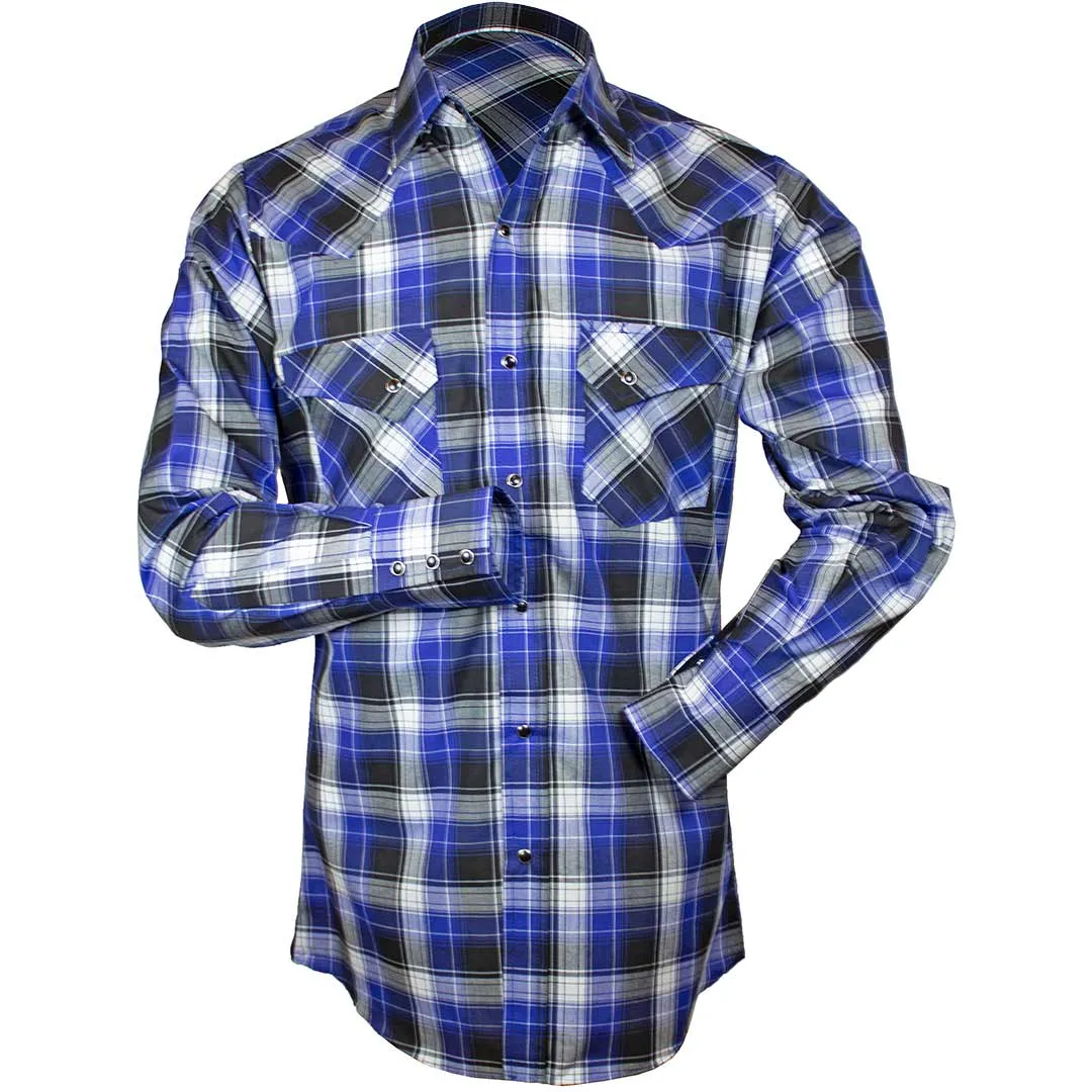 Ely Cattleman Men's Bold Plaid Snap Shirt