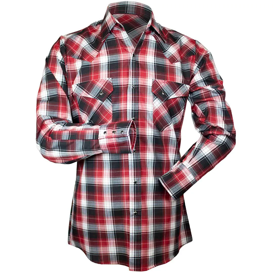 Ely Cattleman Men's Bold Plaid Snap Shirt