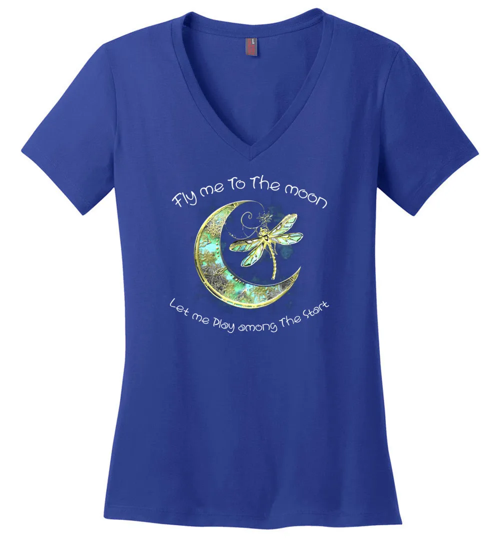 Fly Me To The Moon V-necks