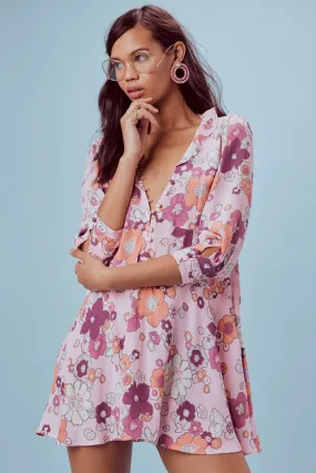 For Love and Lemons Magnolia Trapeze Mini Dress