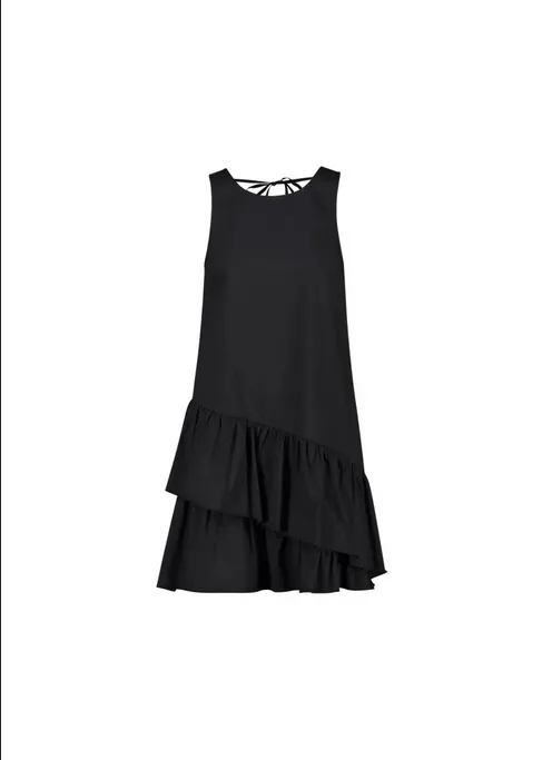 Gaudi short sleeveless dress for women 311BD15023 2001 black