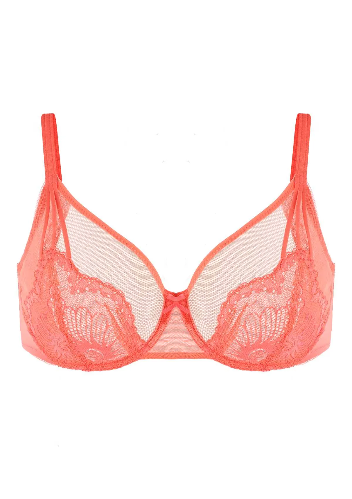 HSIA Sexy Floral Lace Minimizer Bra