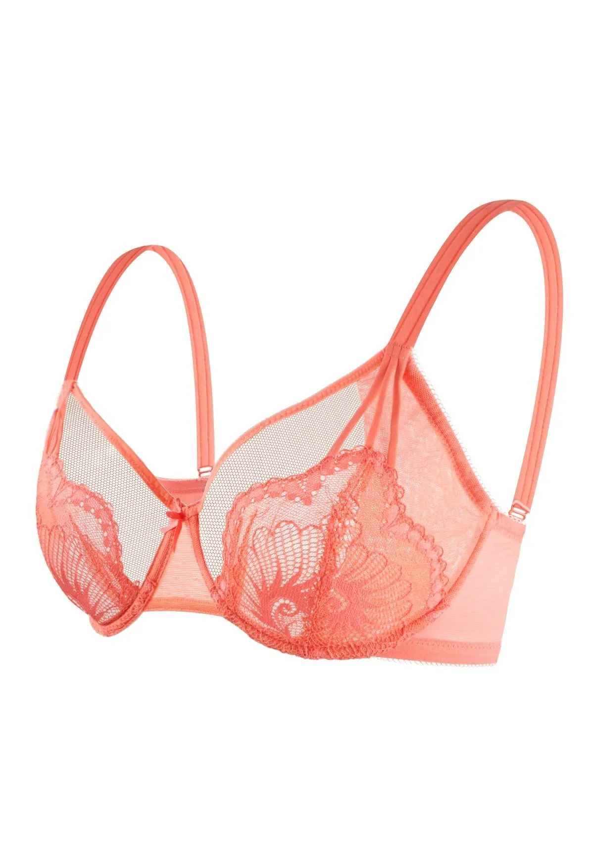 HSIA Sexy Floral Lace Minimizer Bra