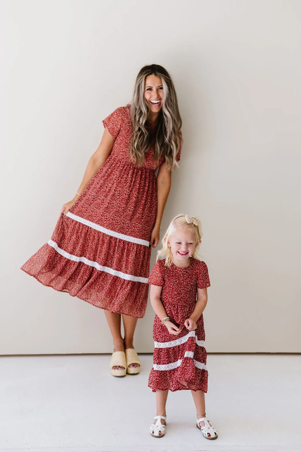 Isla Dress in Red - Kids