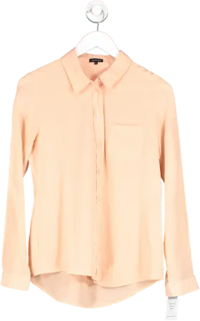 Jaeger Orange Silk Shirt UK S