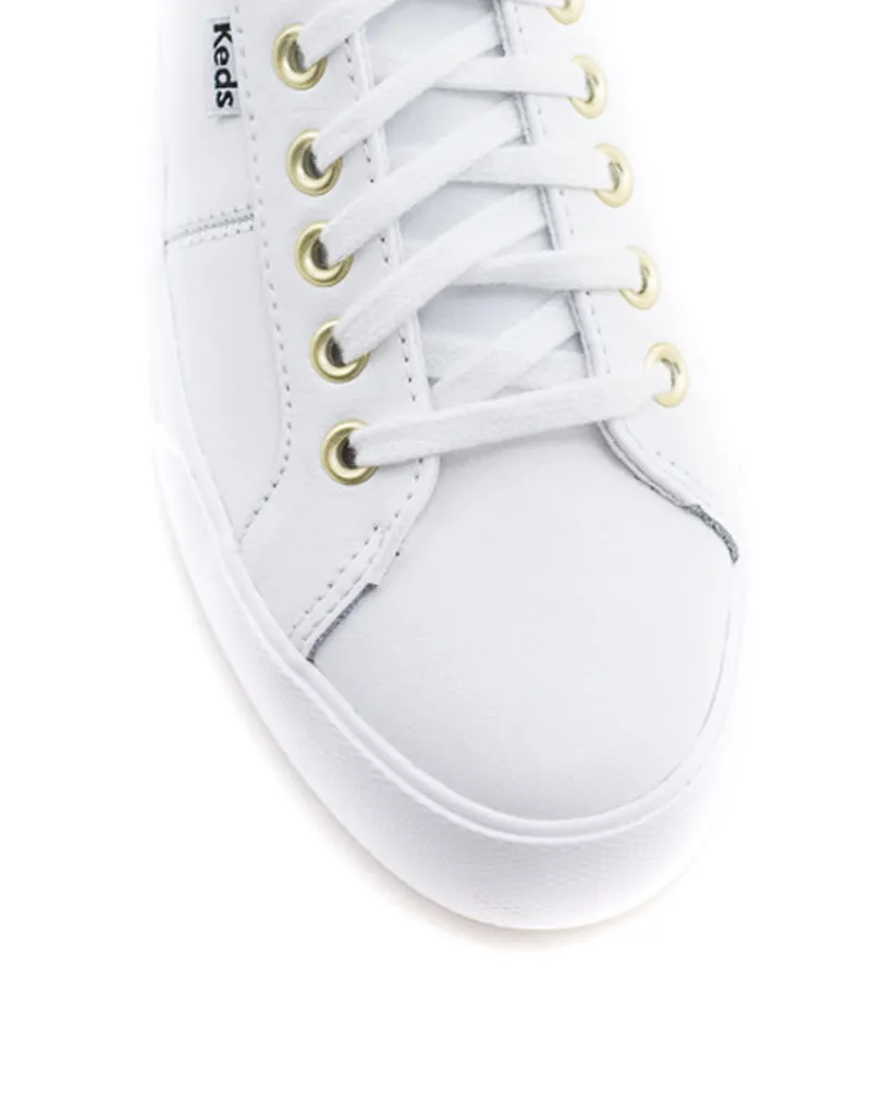 Keds — Jump Kick Duo Leather - White