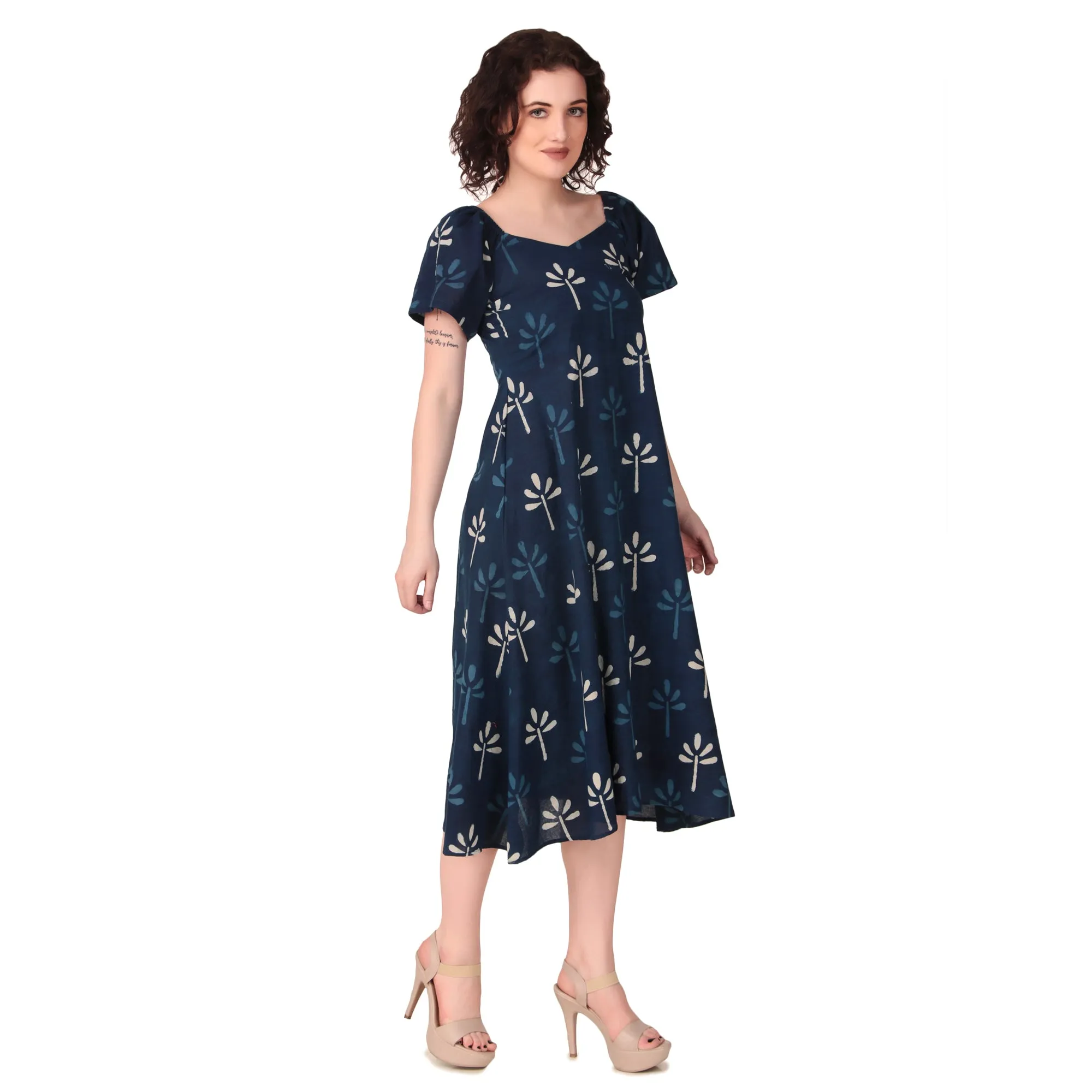 Magnetism indigo Dress For Women