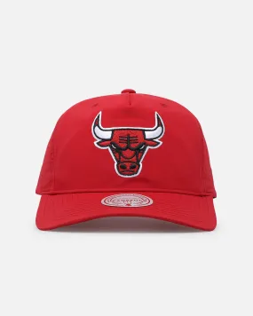 Mitchell & Ness Chicago Bulls Retro Matte Nylon Origins Snapback Red