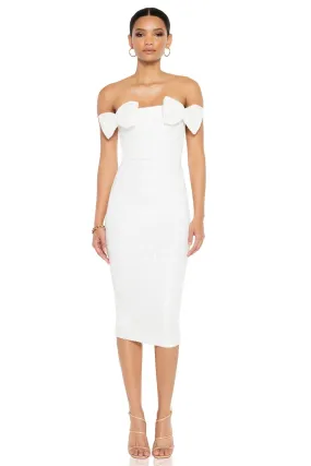 Nookie Charisma Midi Dress - White