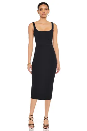 Nookie Glory Midi Dress - Black