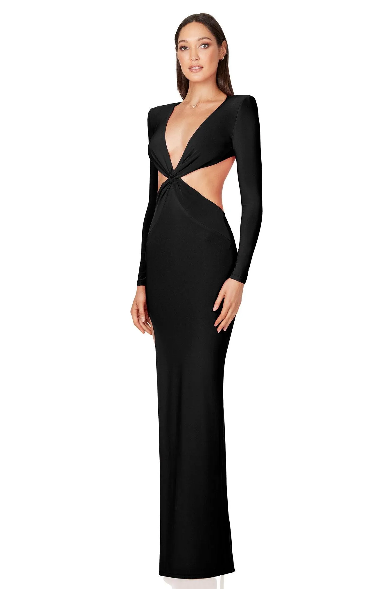 Nookie Jewel Gown - Black