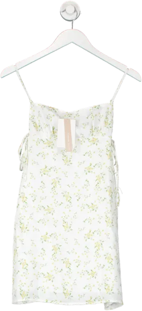 Pacific Republic Cream Short Floral Dress UK XS