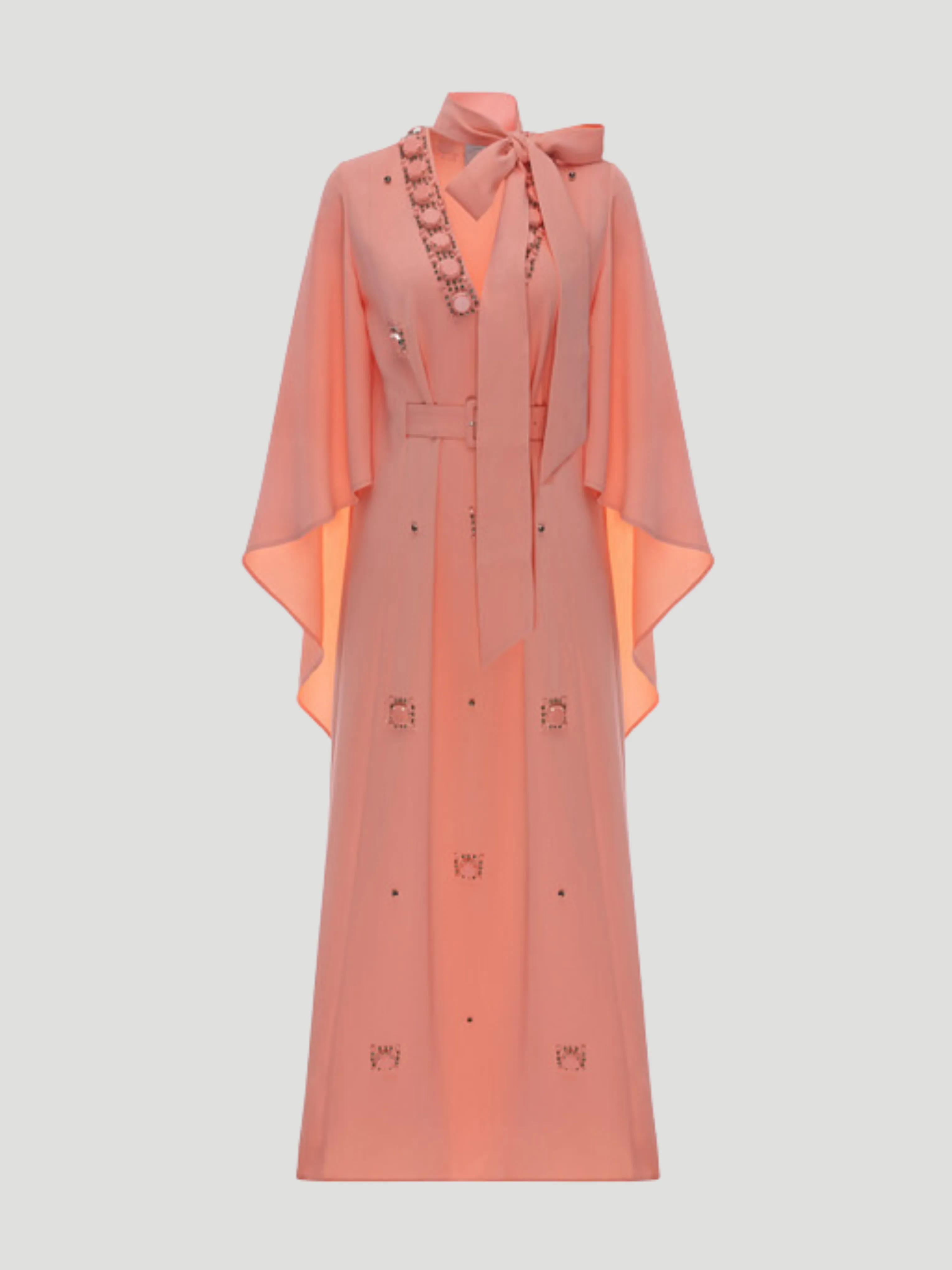 Salina Tie-Neck Kaftan