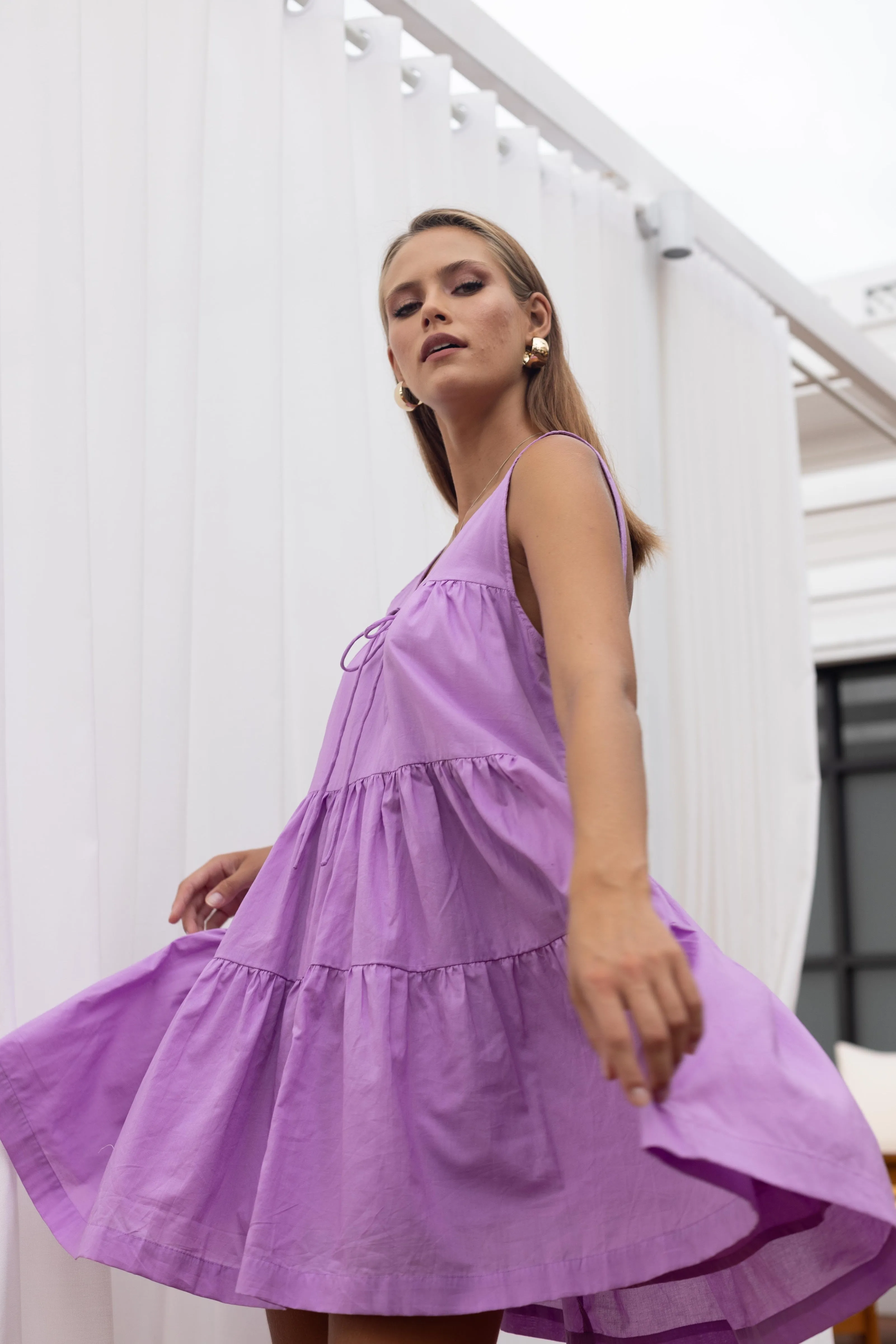 Sherbet Dress - Purple