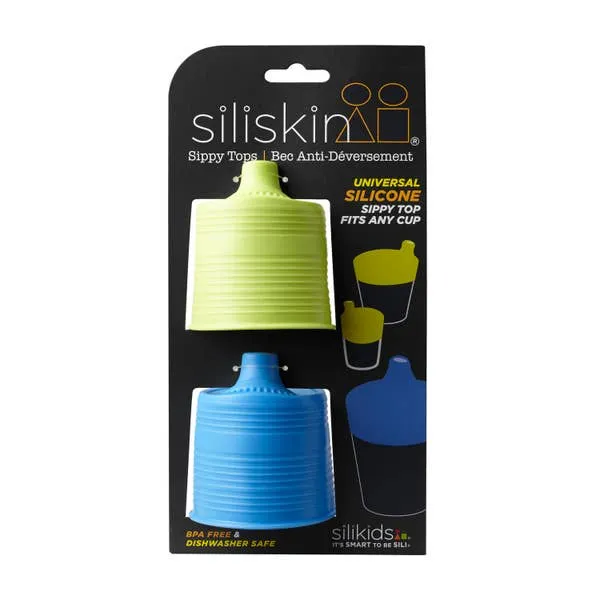 Siliskin Sippy Spout Tops 2 pack