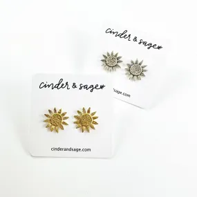 Sun To Me” Sunflower Studs