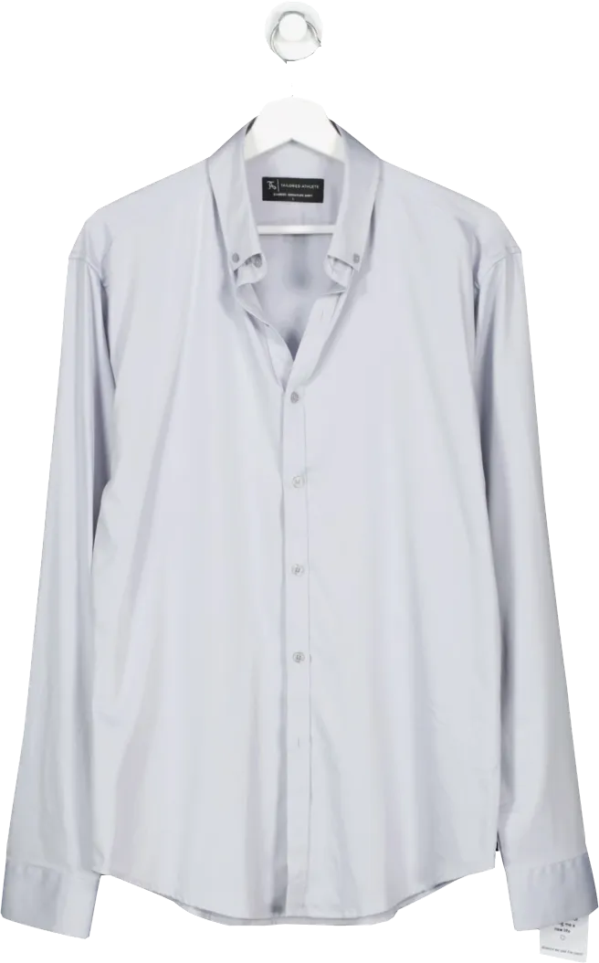 Tailored Athlete Grey Bamboo Signature Shirt UK L