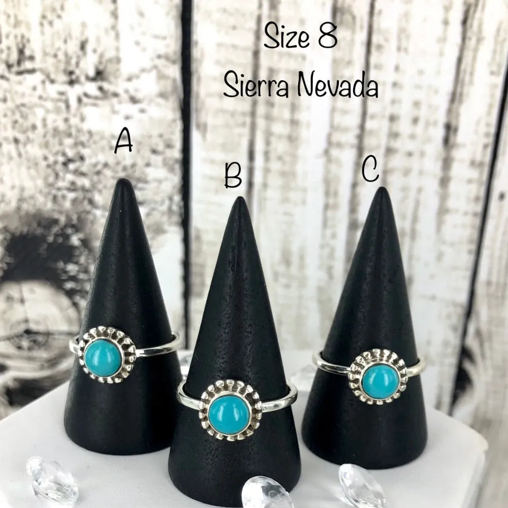 Teal It To Me Softly (Sierra Nevada turquoise) Ring