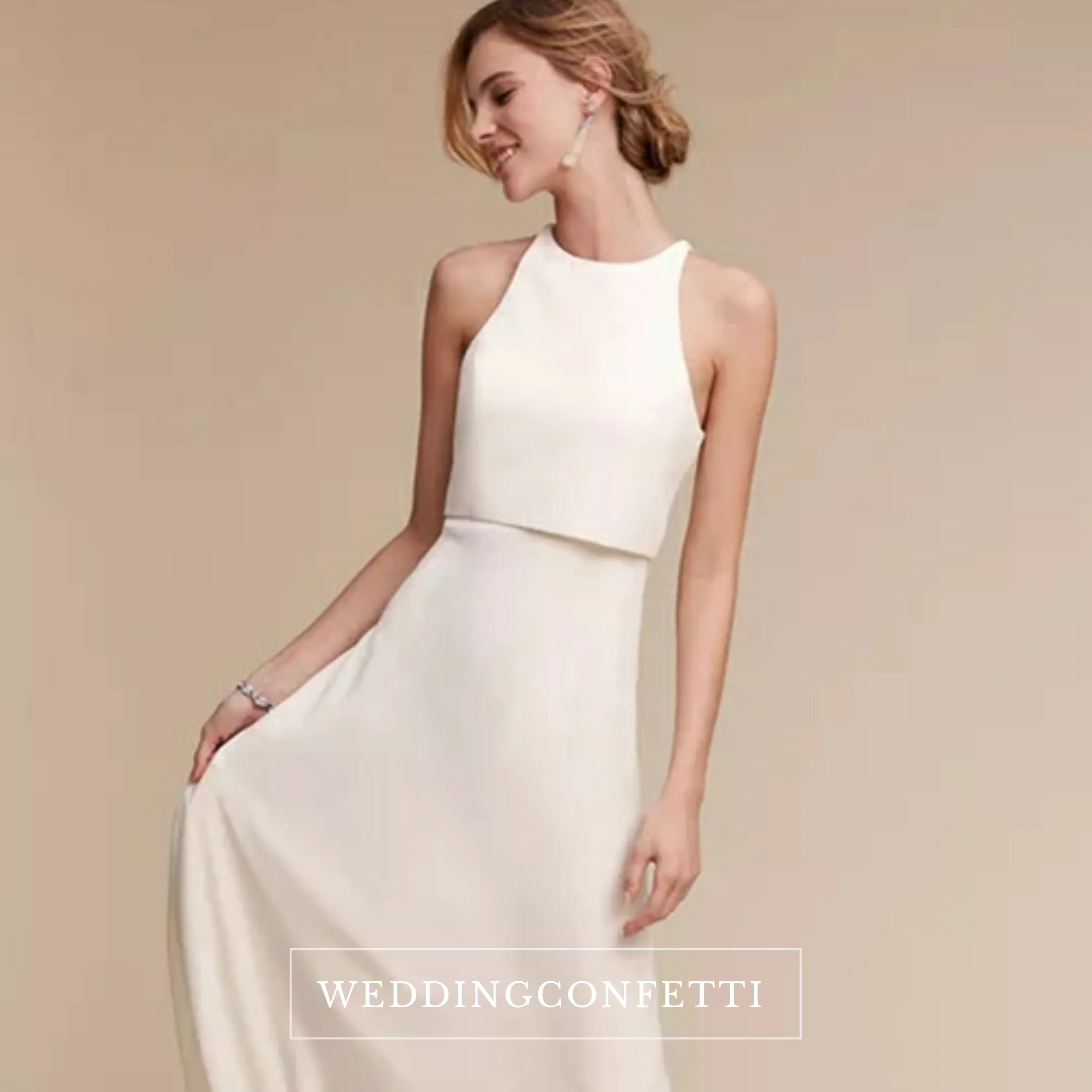 The Fleur Wedding Bridal Separates Crop Top Maxi & Skirt (Customisable) all