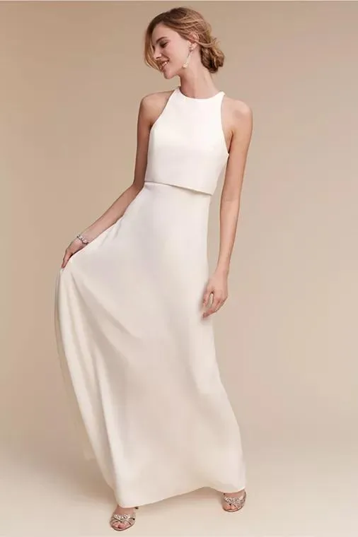 The Fleur Wedding Bridal Separates Crop Top Maxi & Skirt (Customisable) all