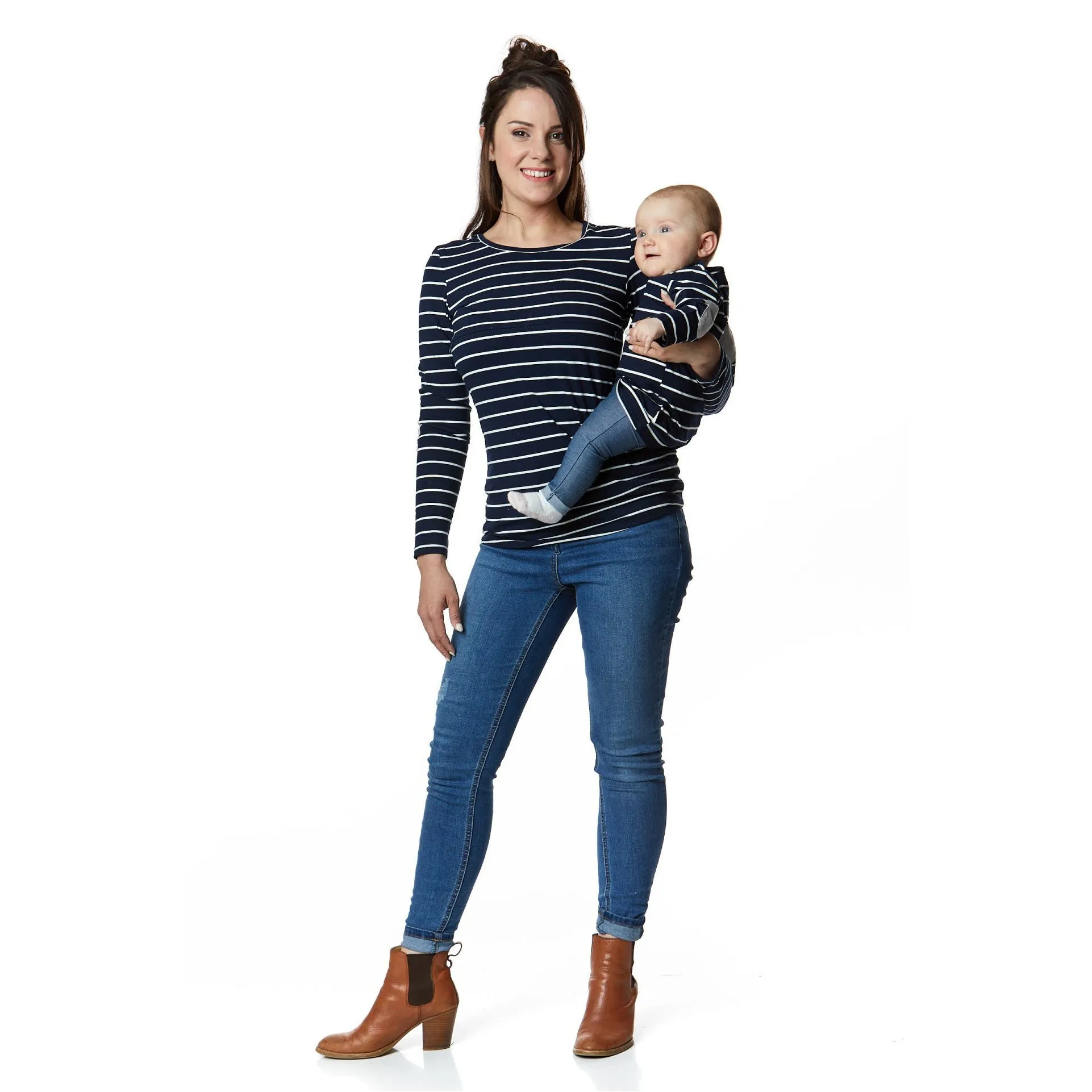 The Juno - Long Sleeve Breastfeeding Mumma Top