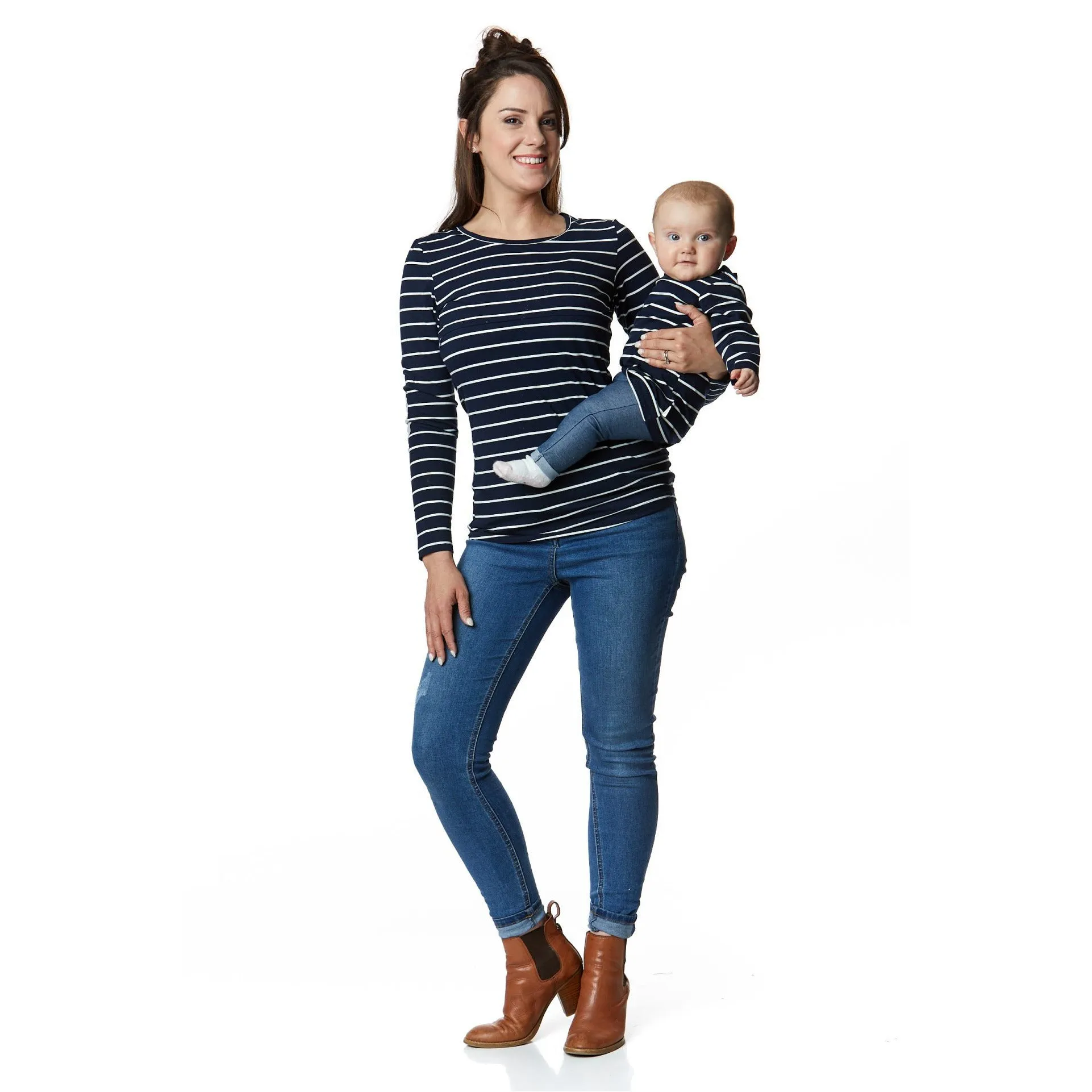 The Juno - Long Sleeve Breastfeeding Mumma Top