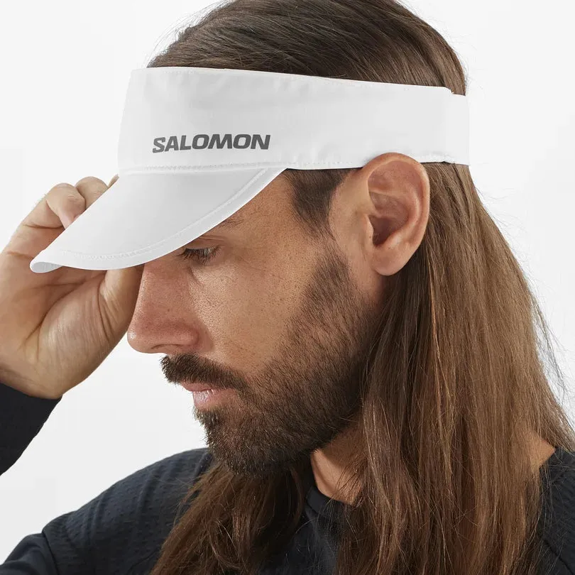 Unisex Salomon Cross Visor white (one size)