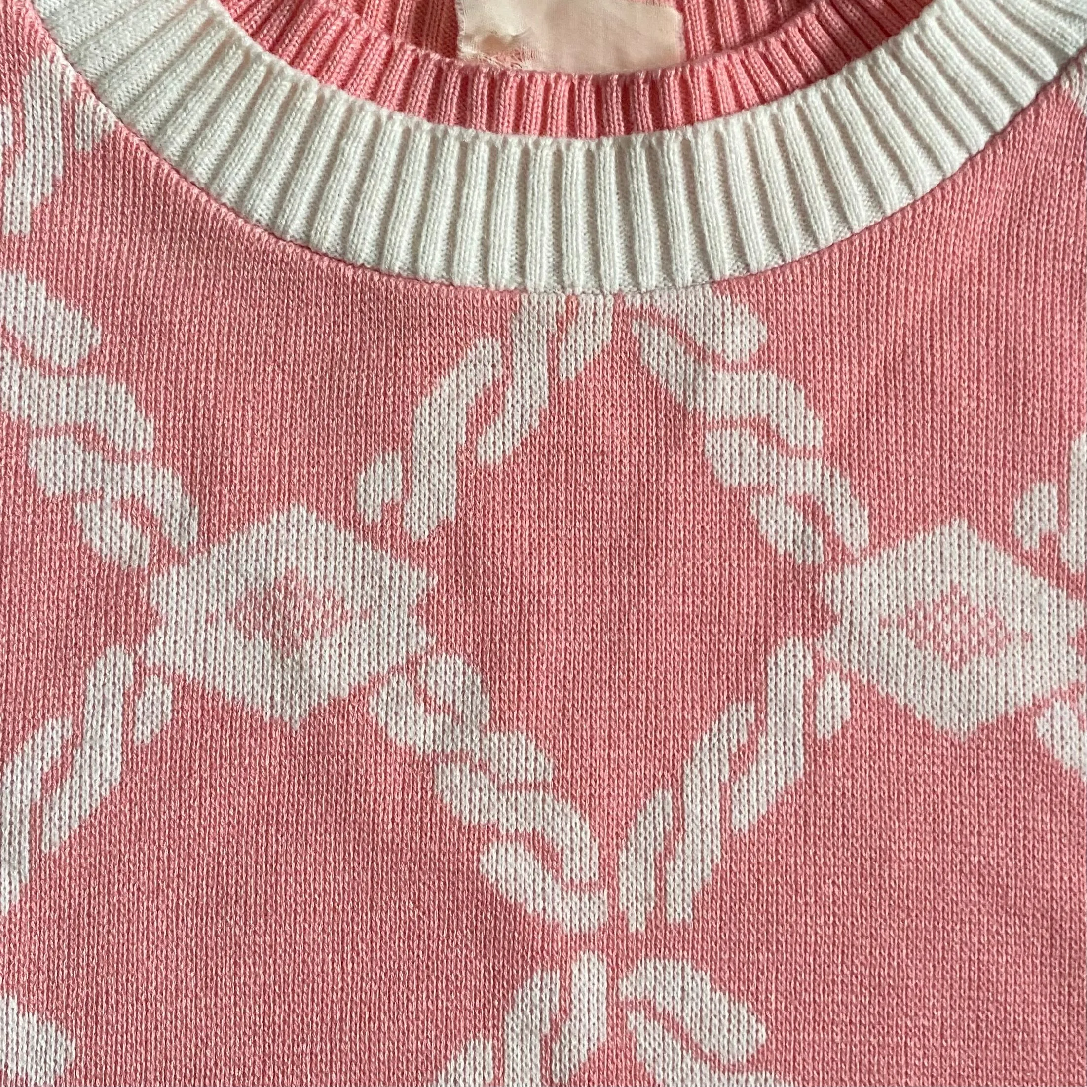 Vintage Pink Knitwear Sweater