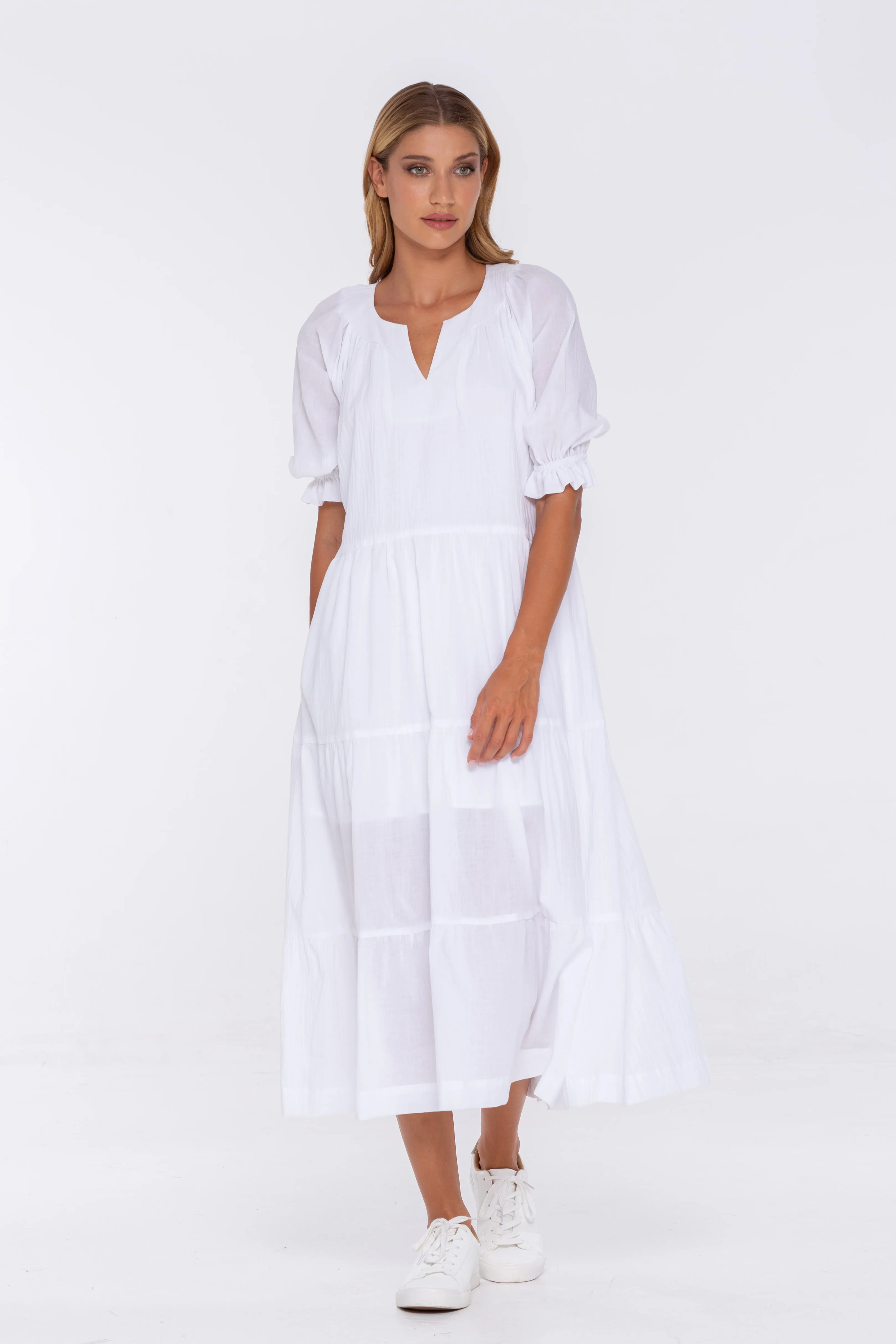 Zalia Dress - White