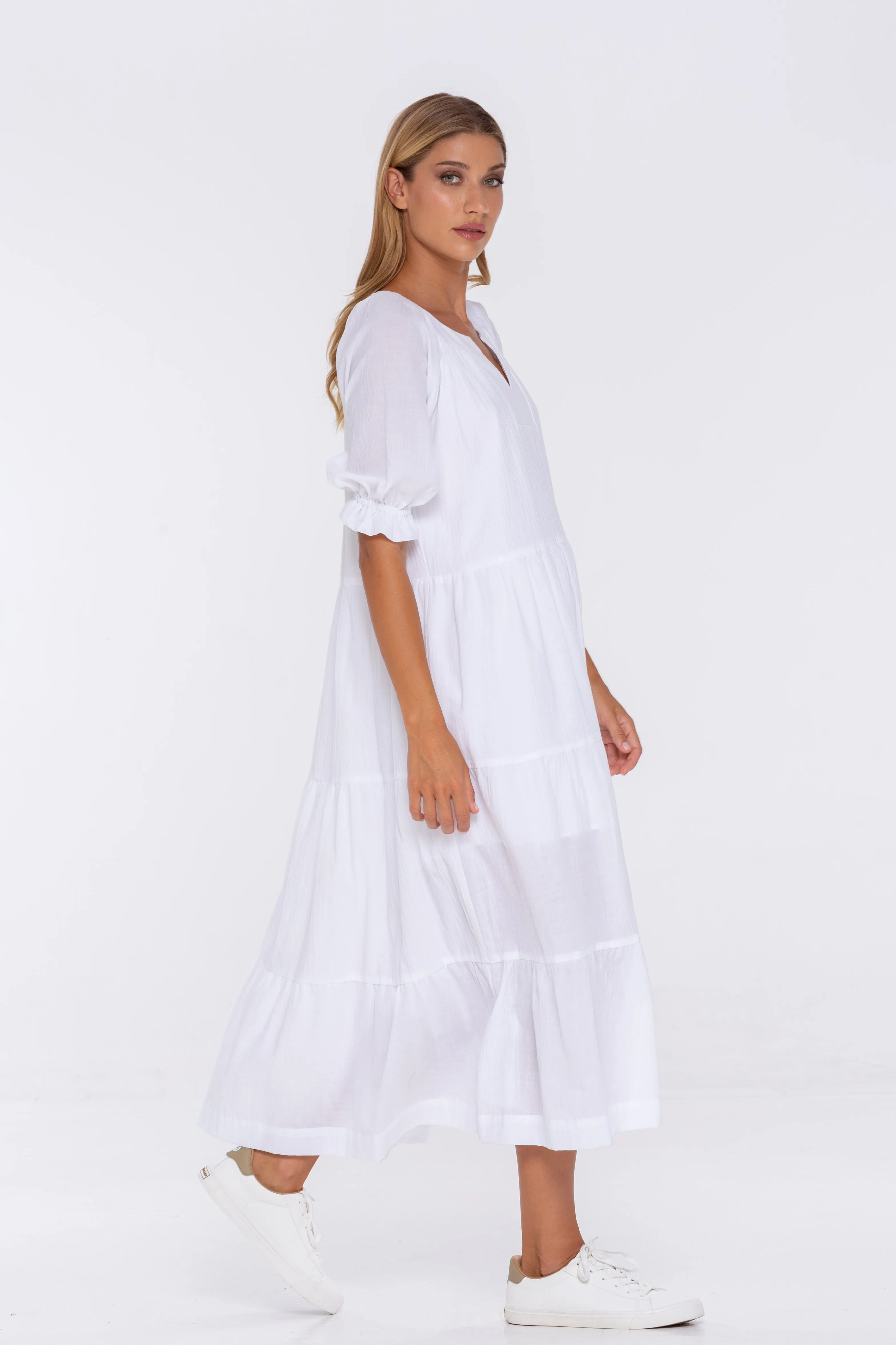 Zalia Dress - White